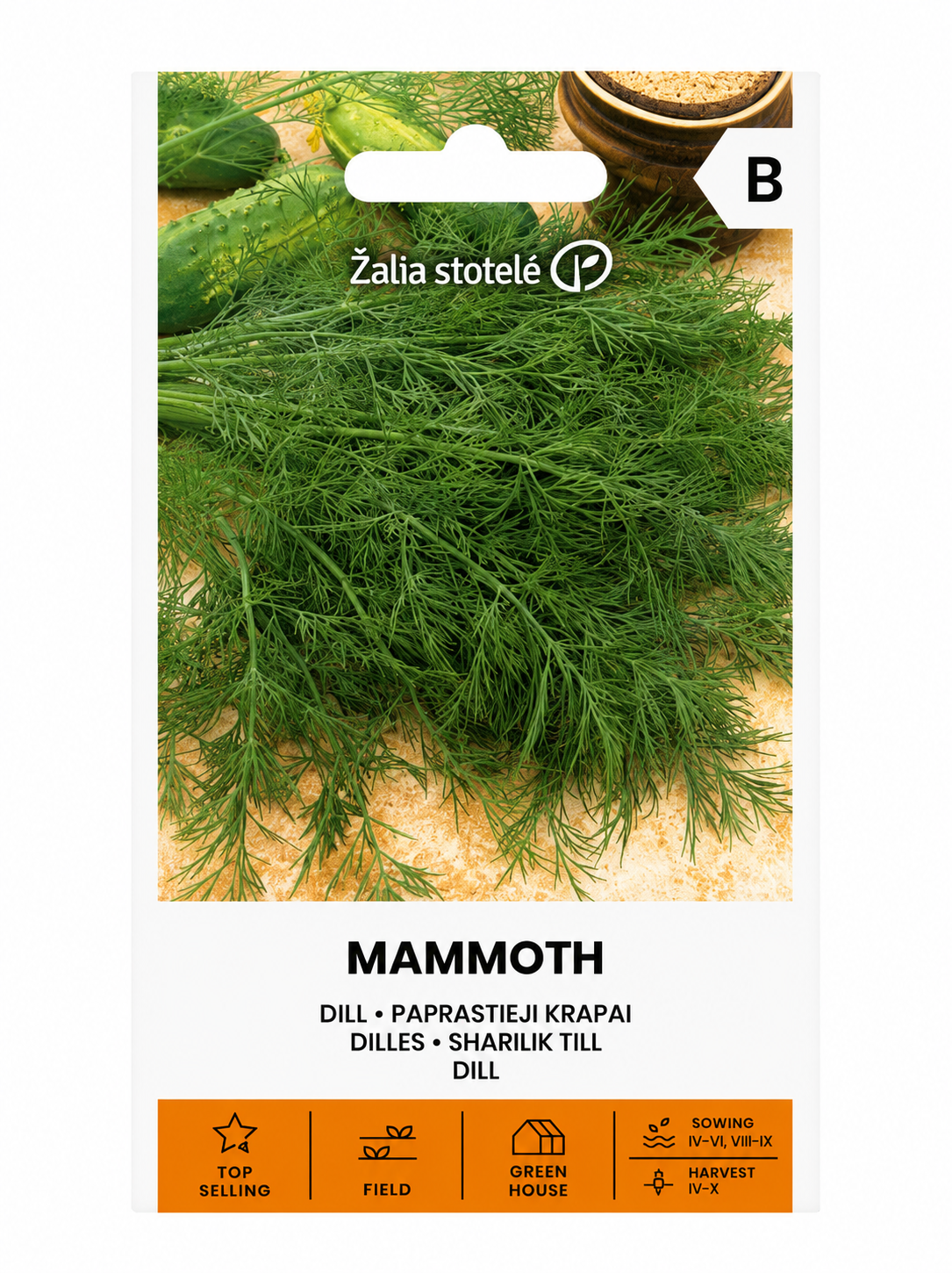 DIĻĻU SĒKLAS MAMMOTH, 5g