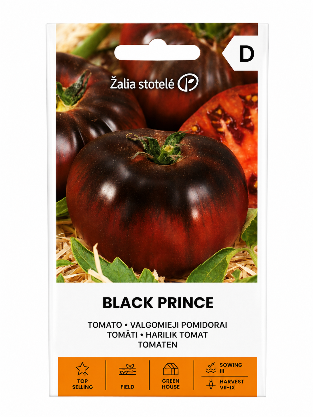 TOMĀTU SĒKLAS BLACK PRINCE, 0,2g