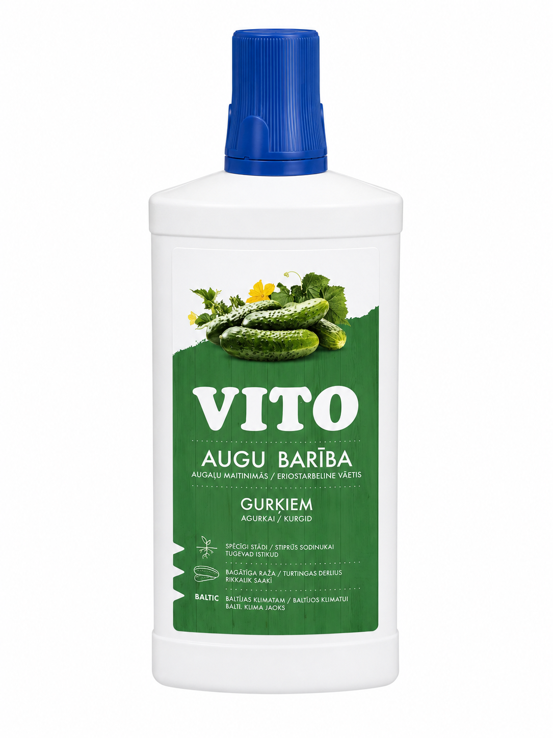ŠĶIDRAIS MĒSLOJUMS VITO AUGU BARĪBA GURĶIEM, 500ml