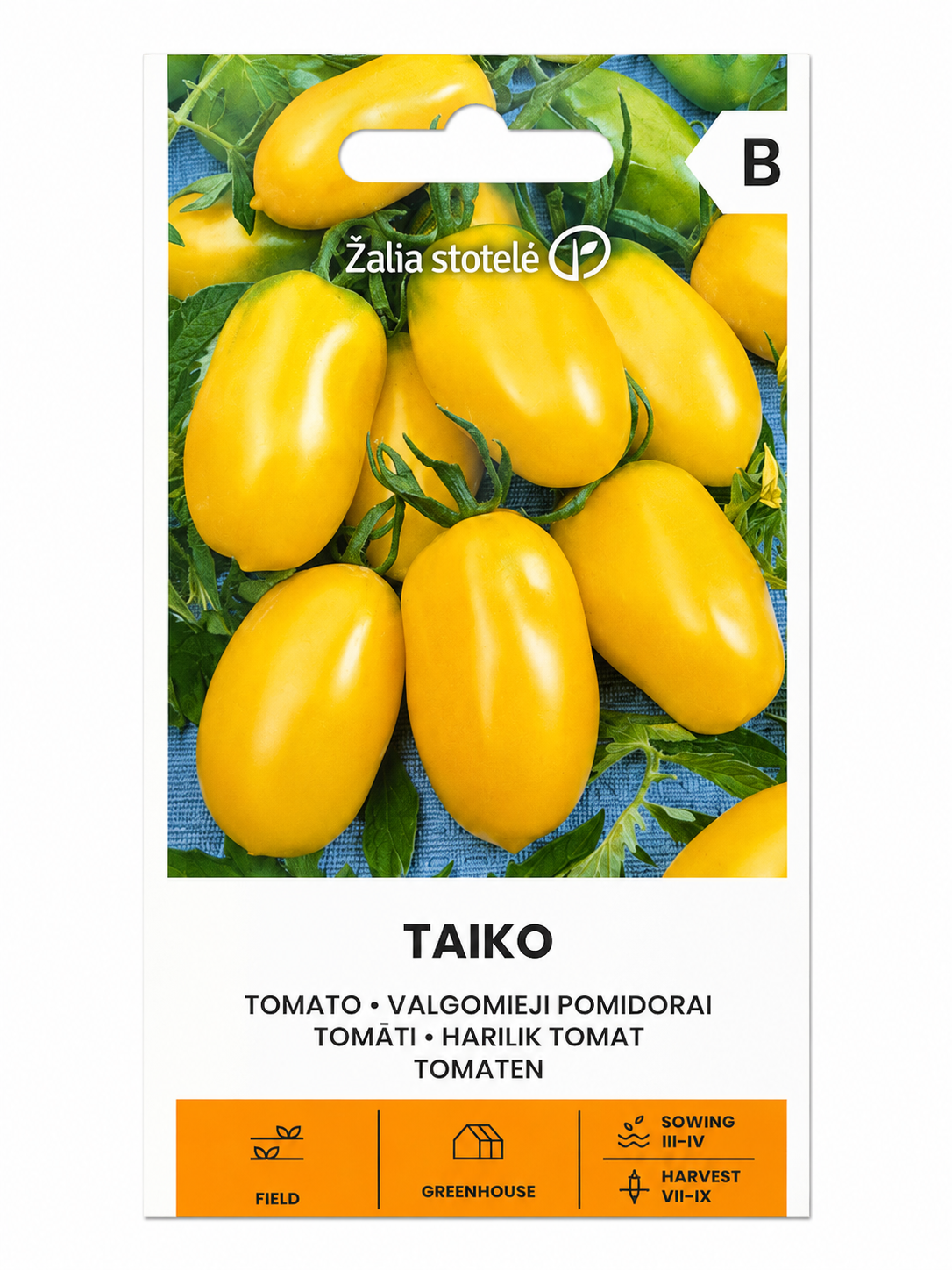 TOMĀTU SĒKLAS TAIKO, 0,2g