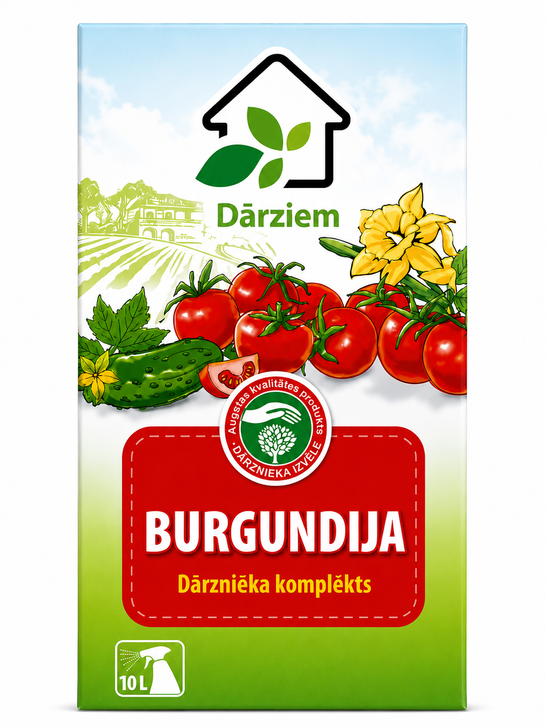 DĀRZNIEKA KOMPLEKTS BURGUNDIJA, 225G
