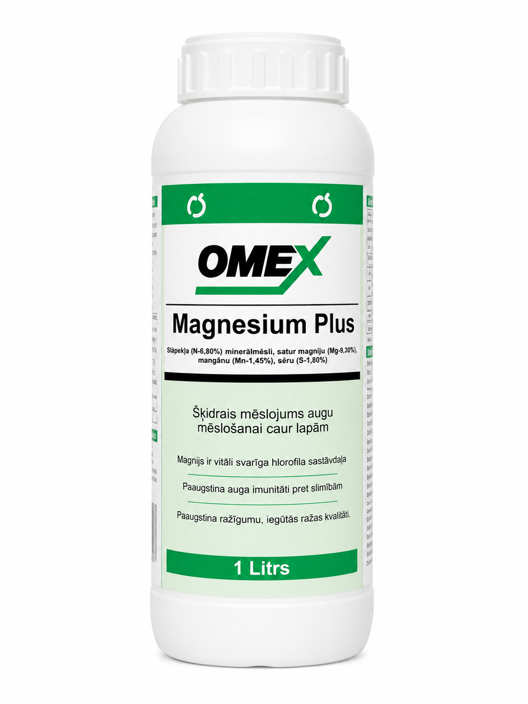MAGNESIUM PLUS - ŠĶIDRAIS MAGNIJA UN MIKROELEMNTU MĒSLOJUMS CAUR LAPĀM ,1L