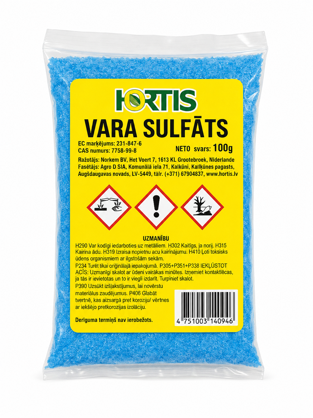 VARA SULFĀTS, 100G