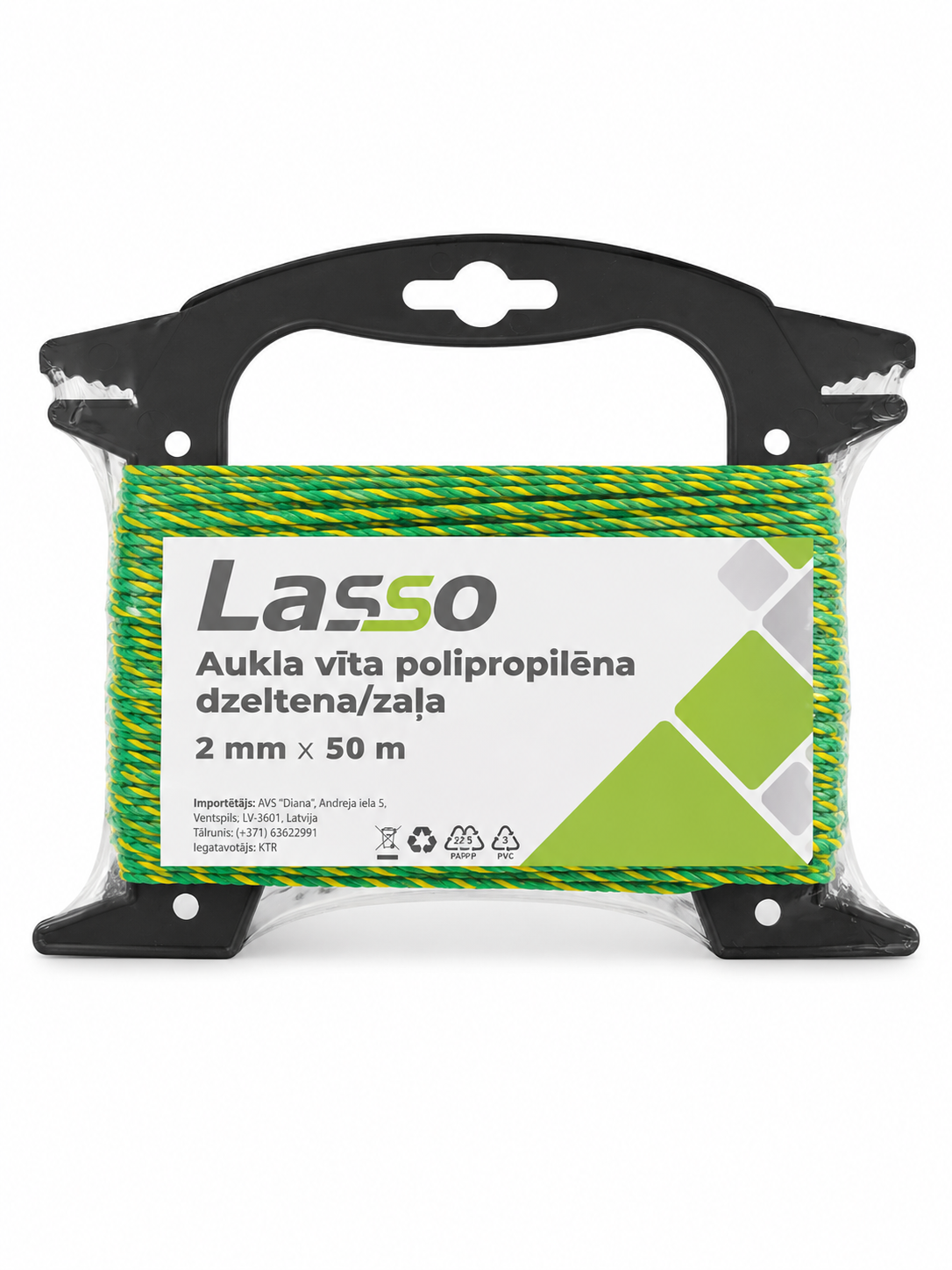 VĪTA POLIPROPILĒNA AUKLA, 2mm x 50m