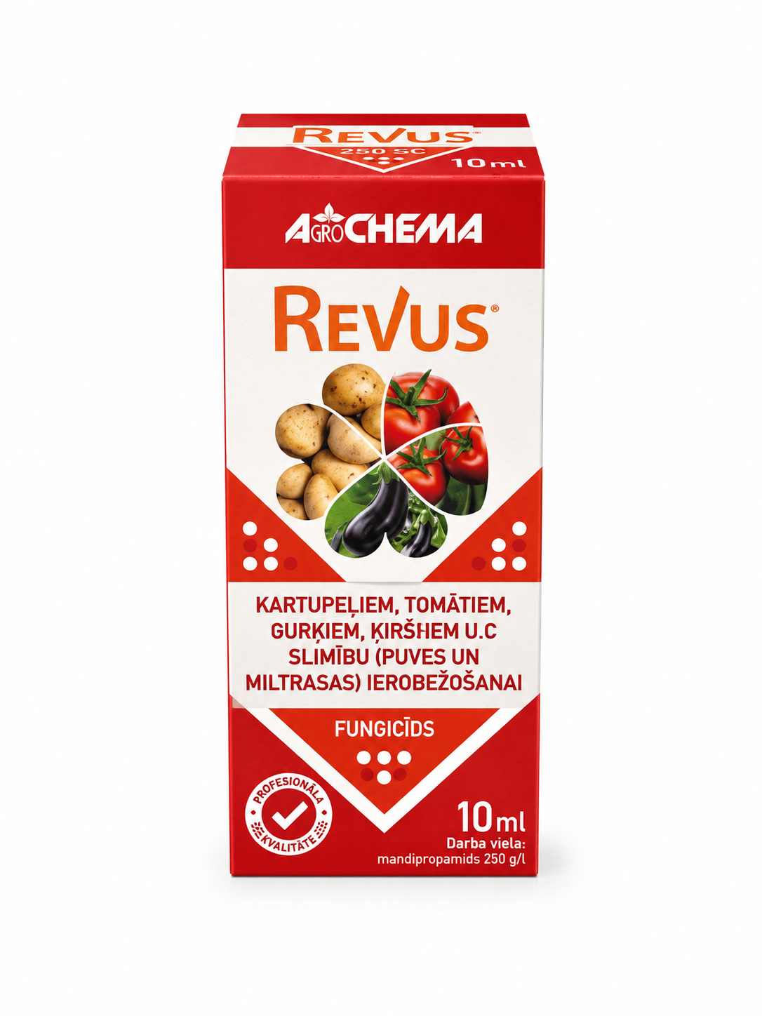 ŠĶIDRAIS FUNGICĪDS REVUS DĀRZEŅU AIZSARDZĪBAI, 10ml