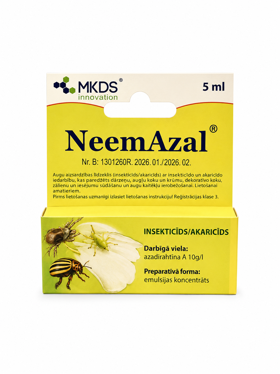 DABĪGS LĪDZEKLIS PRET LAPUTĪM UN TĪKLĒRCĒM, 5ml