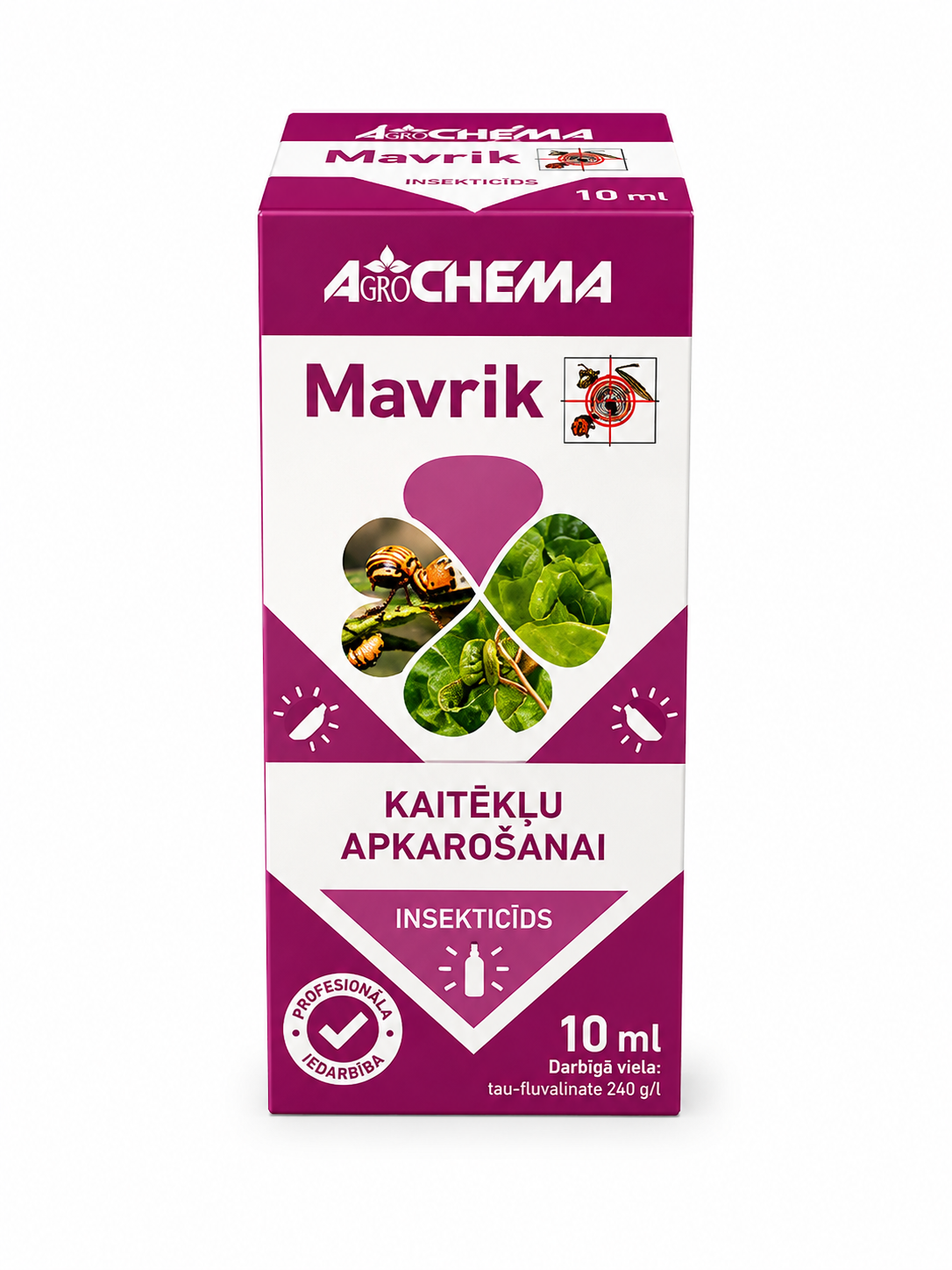 KONTAKTA INSEKTICĪDS DĀRZA KAITĒKĻU APKAROŠANAI, 10ml