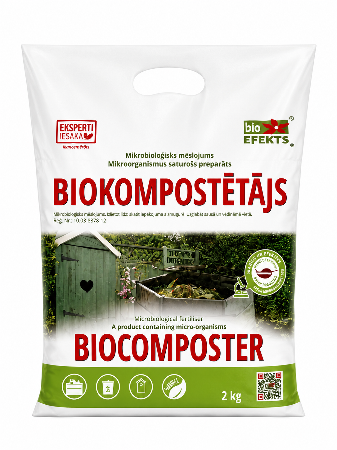 BIOEFEKTS BIOKOMPOSTĒTĀJS,(2KG/2m³)