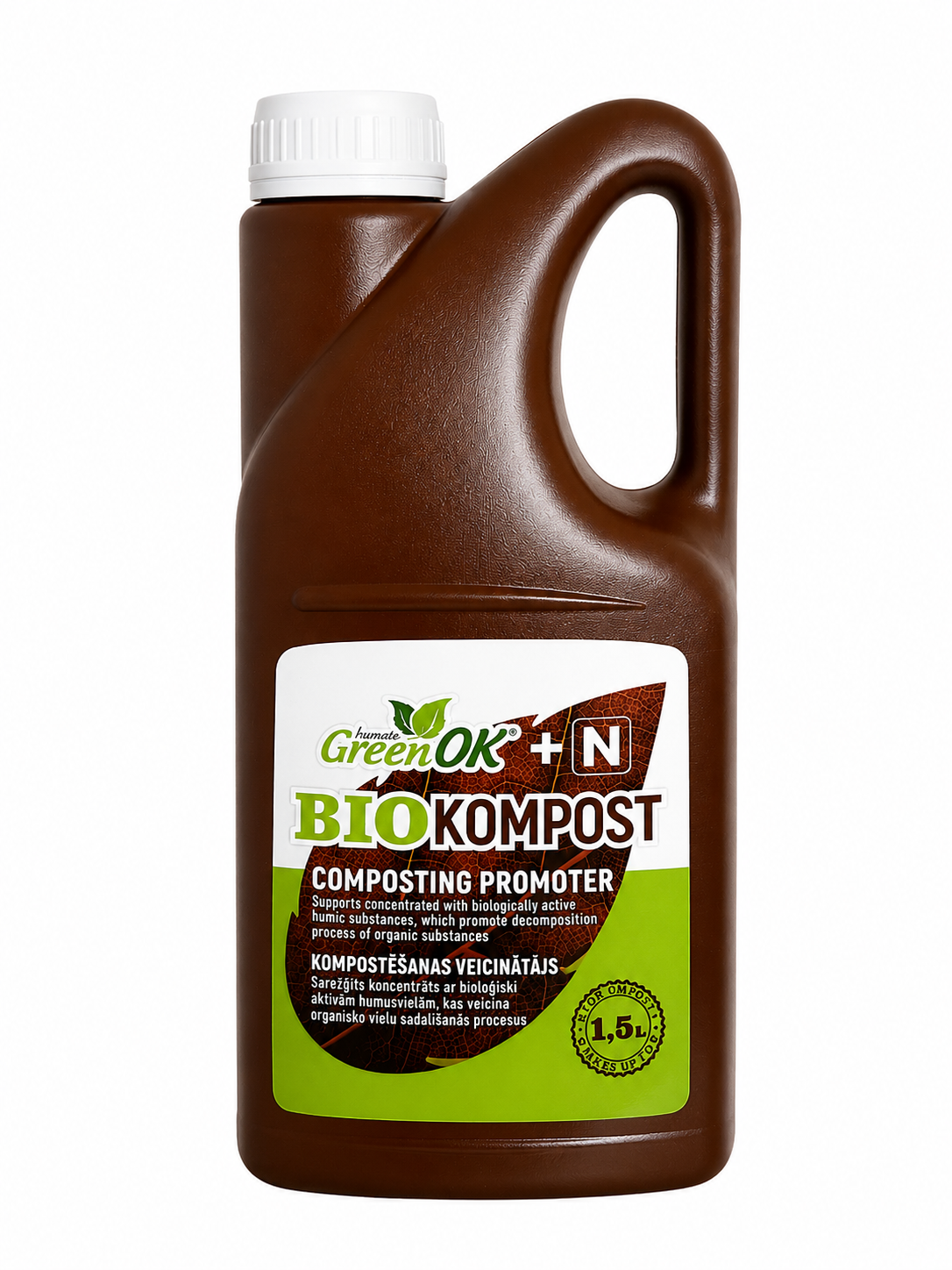 GREENOK DABISKS KOMPOSTĒŠANAS VEICINĀTĀJS, 1,5L