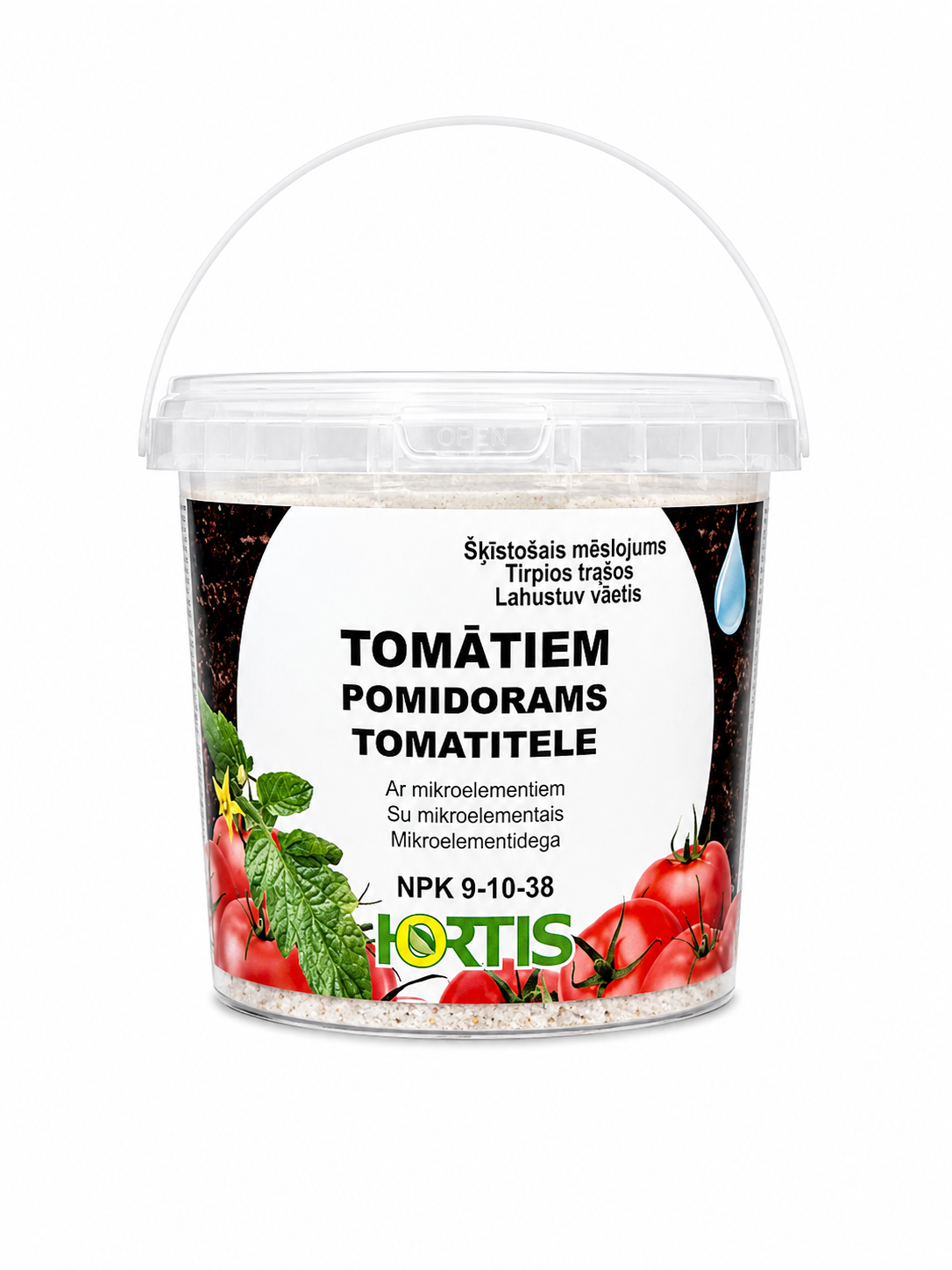 HORTIS ŠĶĪSTOŠAIS MĒSLOJUMS TOMĀTIEM, 1KG