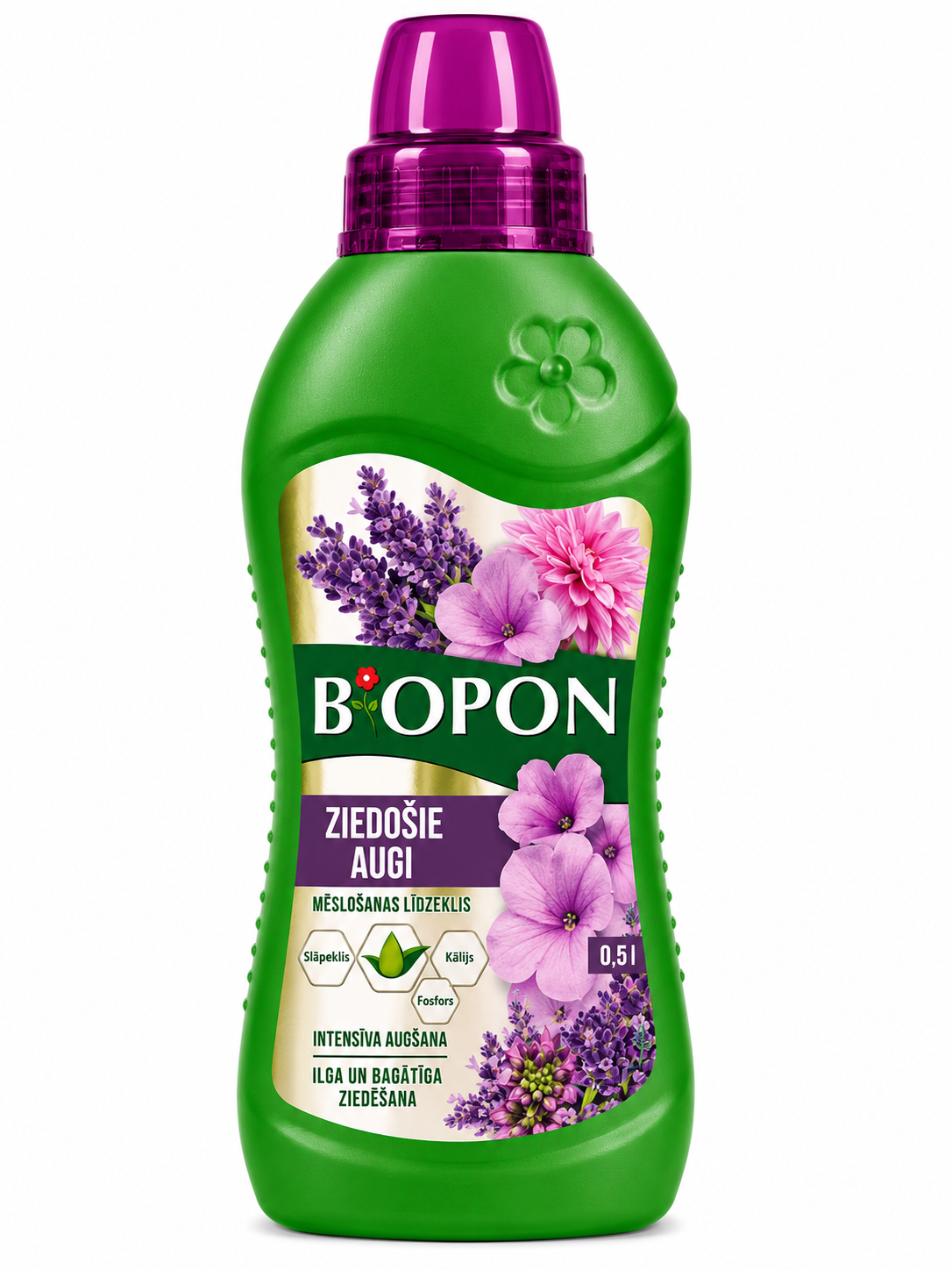 BIOPON ŠĶIDRAIS MĒSLOJUMS ZIEDOŠIEM TELPAUGIEM UN DĀRZAM, 500ML (Copy)