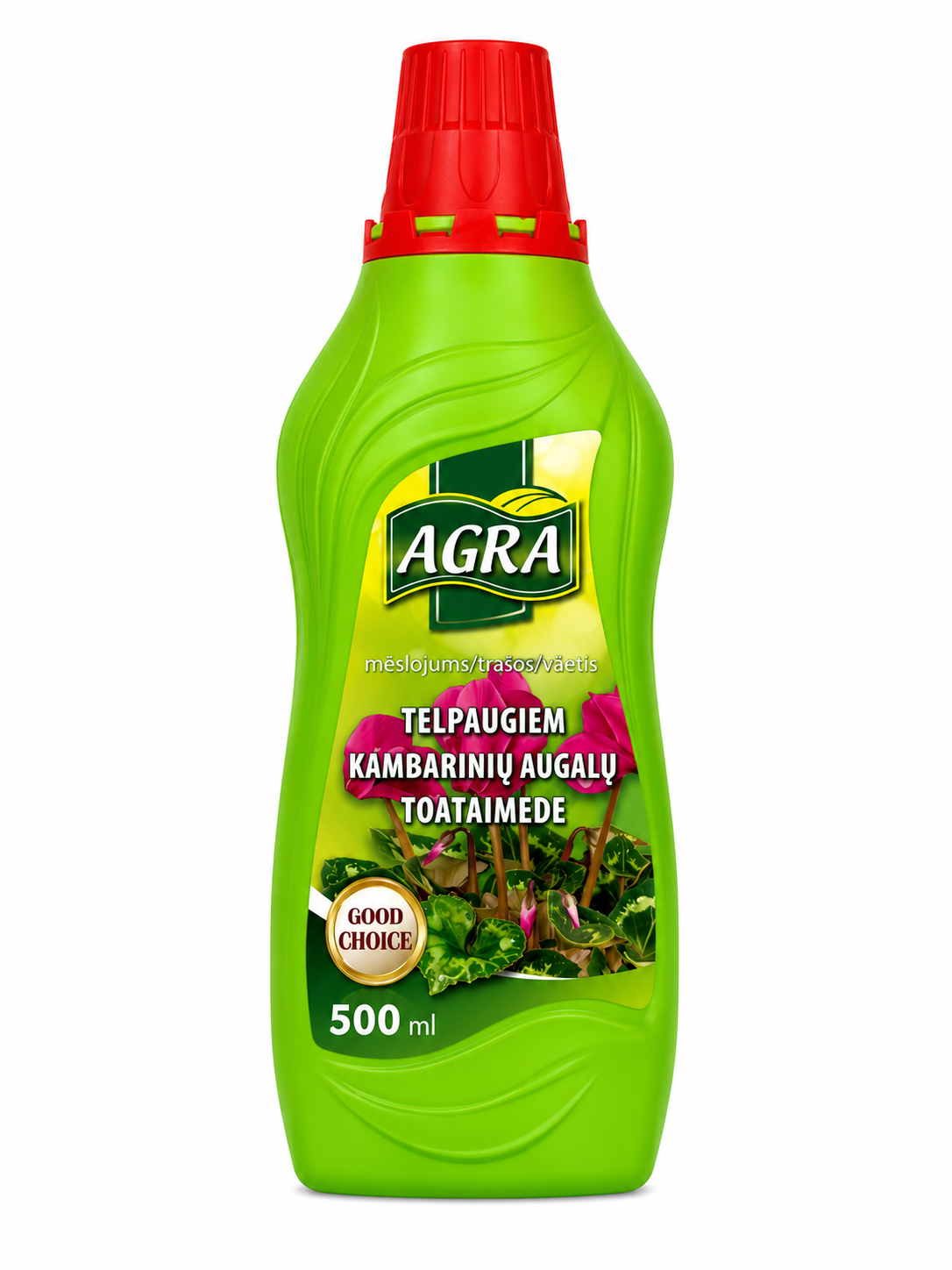 AGRA ŠĶIDRAIS KOMPLEKSAIS MĒSLOJUMS TELPAUGIEM, 500ML
