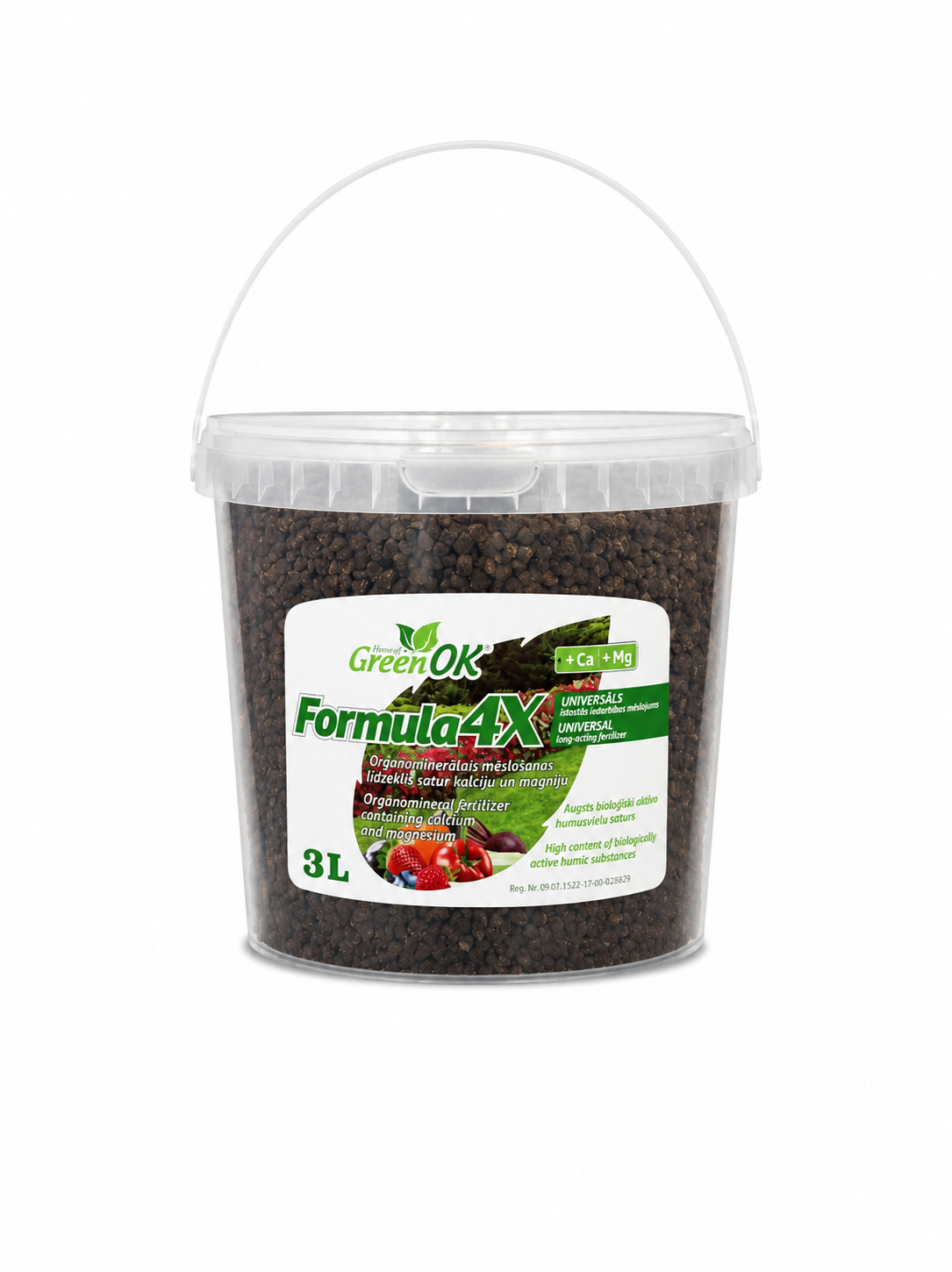 GREENOK UNIVERSĀLS ORGANISKAIS ILGSTOŠAS IEDARBĪBAS MĒSLOJUMS, 3L