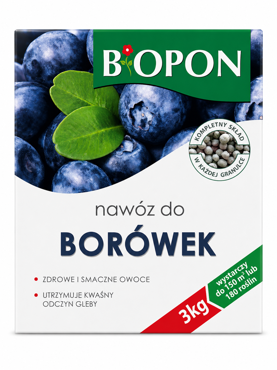 BIOPON KOMPLEKSAIS GRANULĒTAIS MĒSLOJUMS MELLENĒM, 3KG