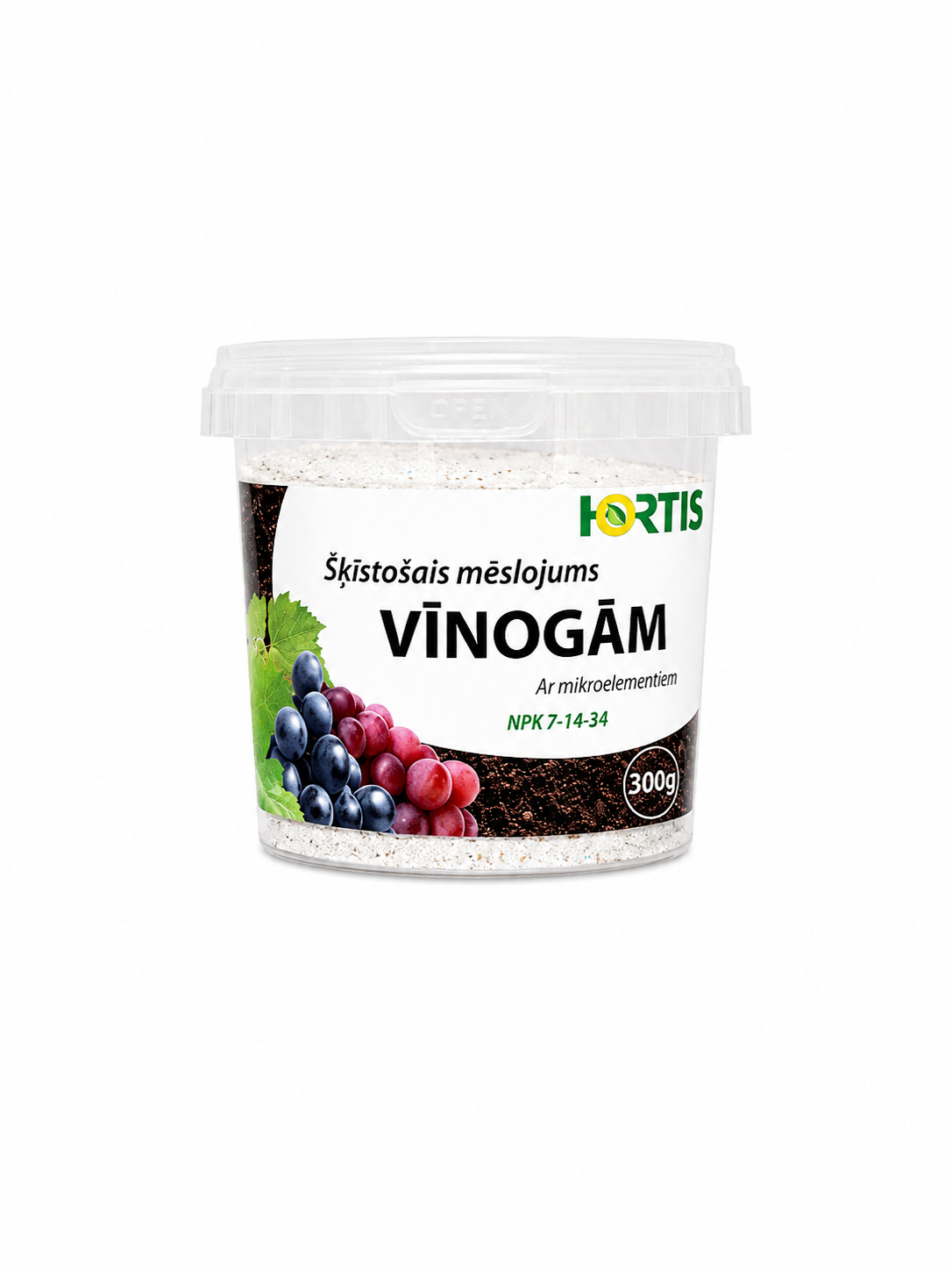 HORTIS ŠĶĪSTOŠAIS MĒSLOJUMS VĪNOGĀM, 300G