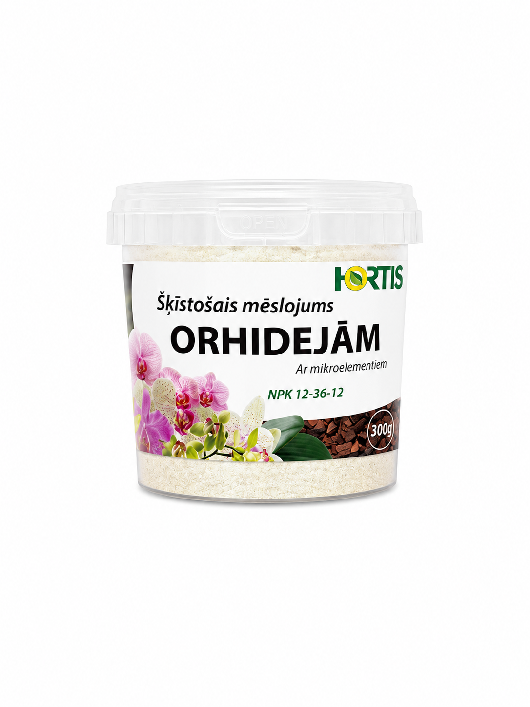 HORTIS ŠĶĪSTOŠAIS MĒSLOJUMS ORHIDEJĀM, 300G