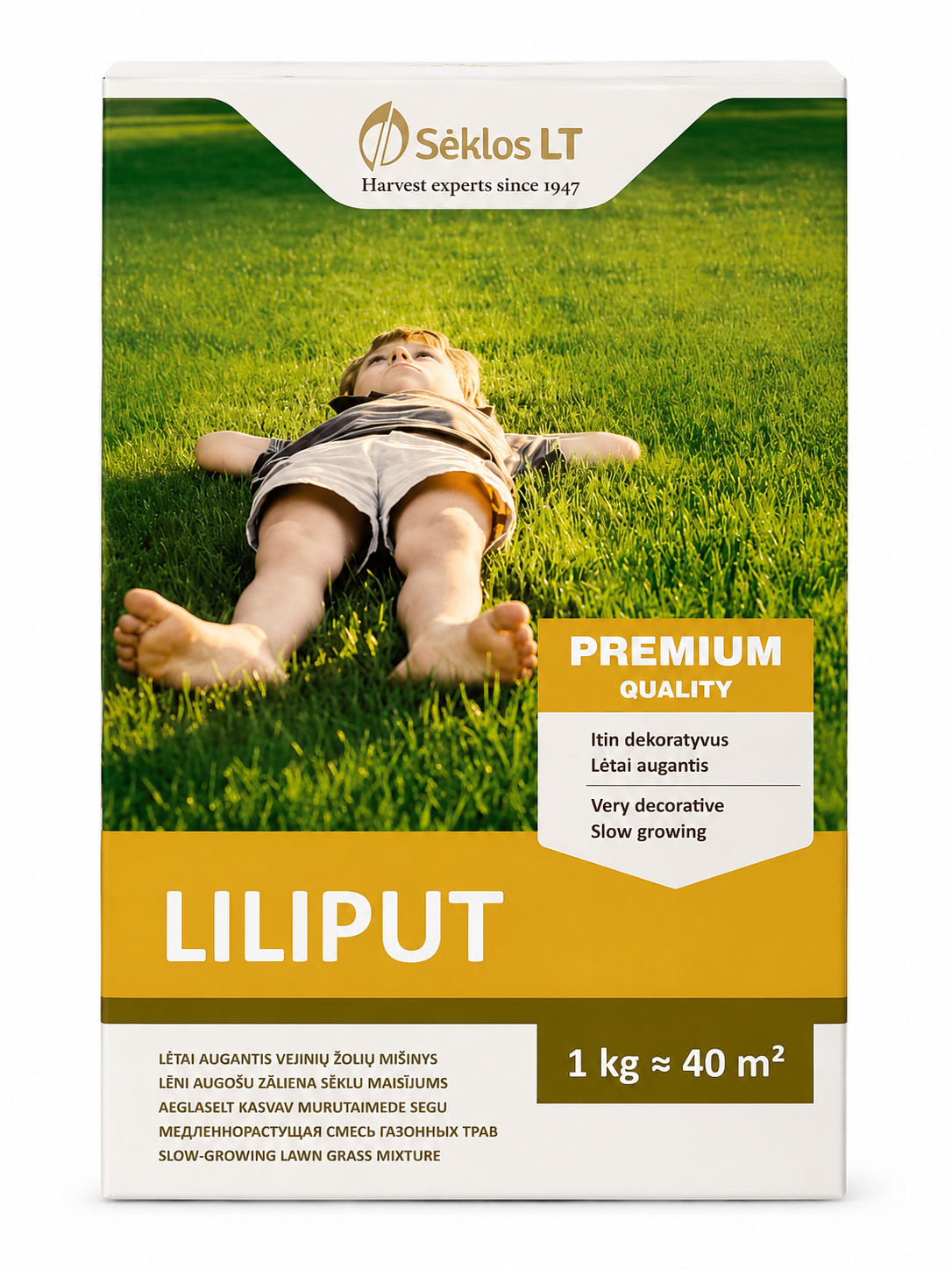 ZĀLIENU SĒKLU MAISĪJUMS LILIPUT, 1 KG/40 M²