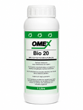 OMEX BIO 20 ŠĶIDRAIS MĒSLOJUMS AUGU MĒSLOŠANAI CAUR LAPĀM, 1L