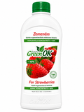 GREEN OK ŠĶIDRAI ORGANOMINERĀLAIS MĒSLOJUMS ZEMENĒM, 750ML