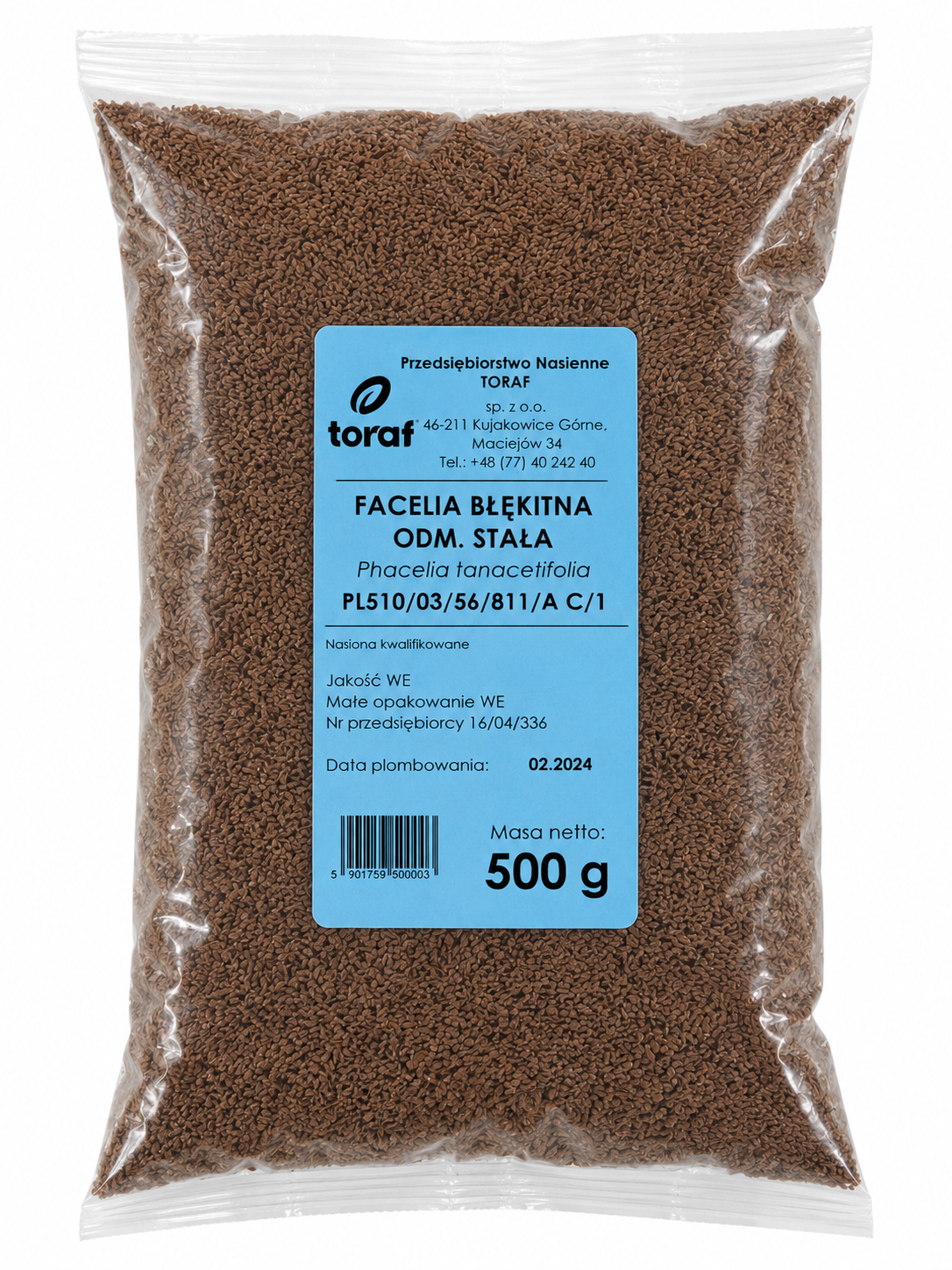 ZILĀ FACĒLIJA, 500G
