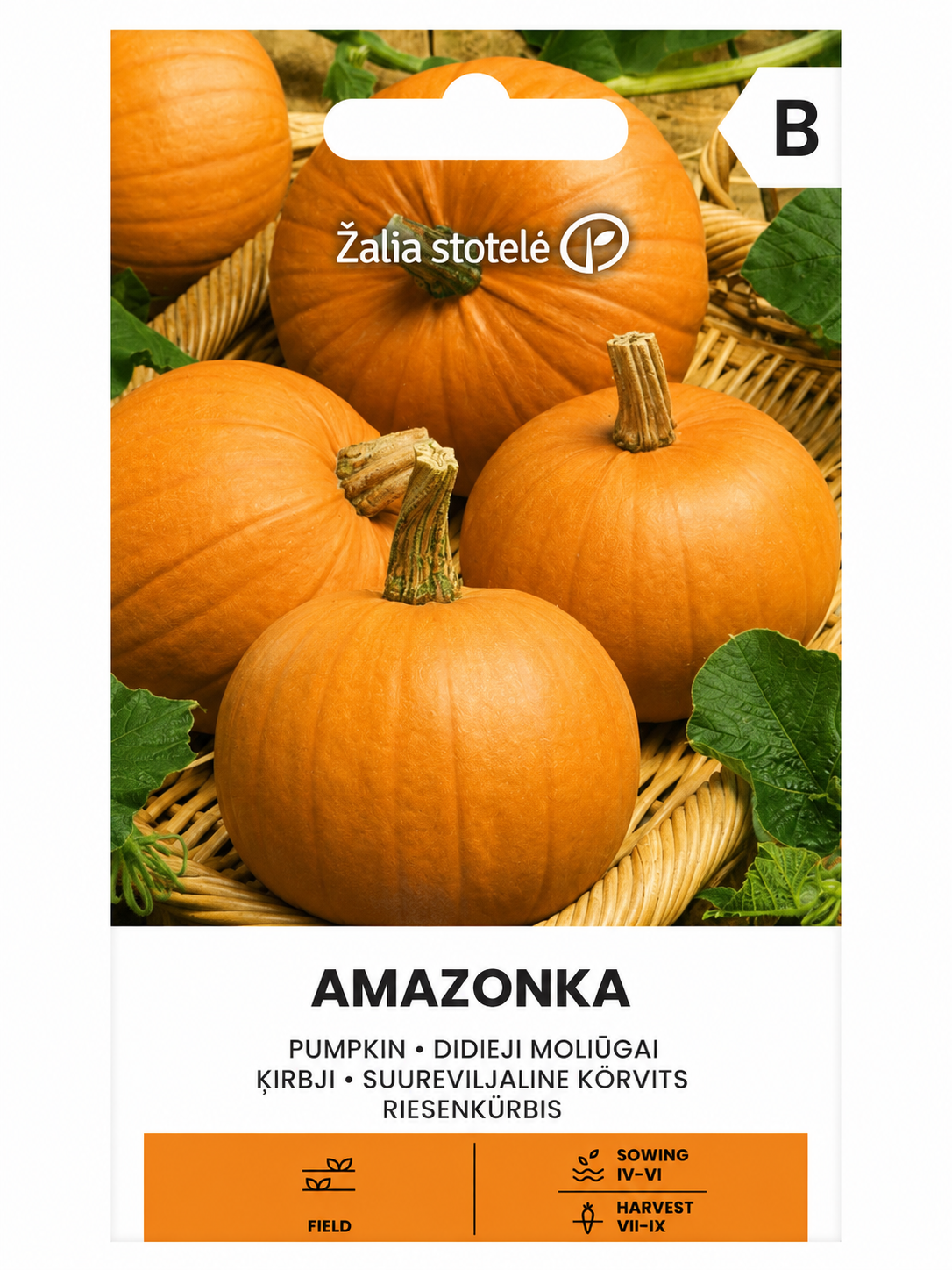 ĶIRBJU SĒKLAS AMAZONKA, 1,7g