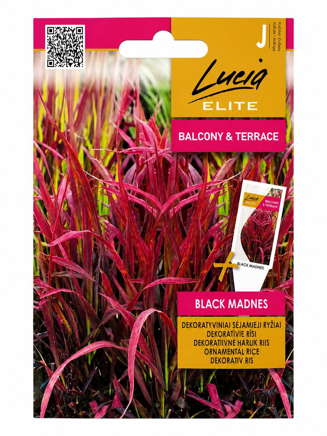 DEKORATĪVIE RĪSI BLACK MADNES, 2g