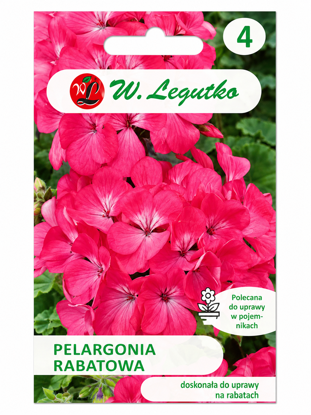 DĀRZA PELARGONIJAS GAMA F1 ROZĀ, 0,05g