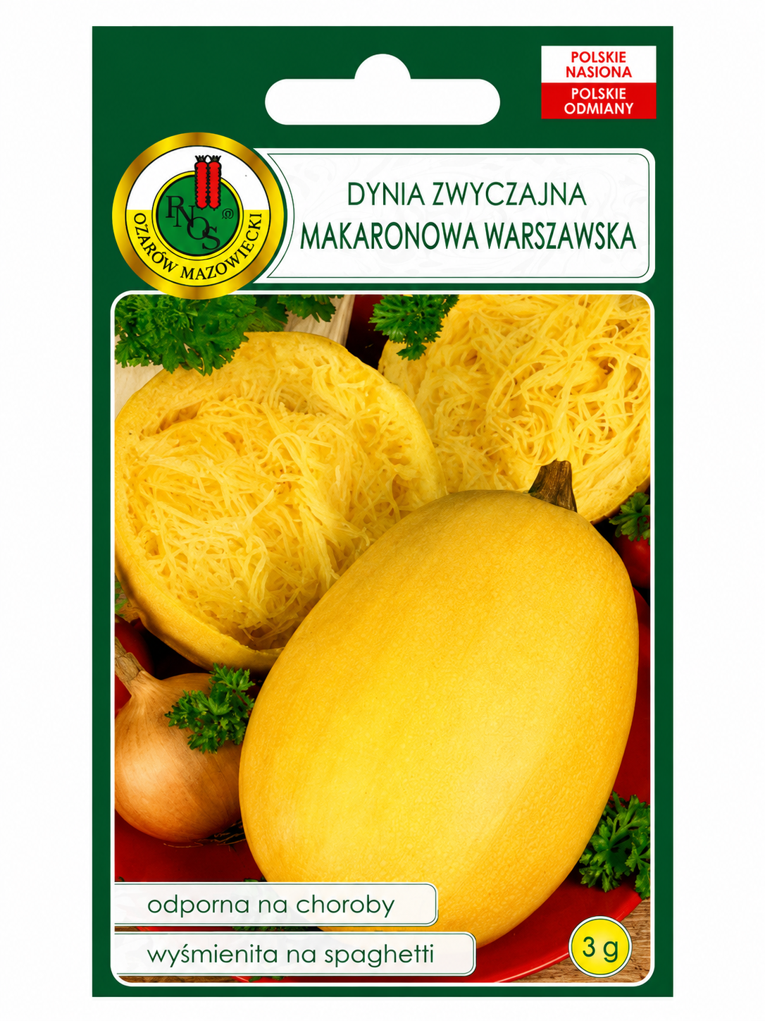 ĶIRBJU SĒKLAS MAKARONOWA WARSZAWSKA,3g
