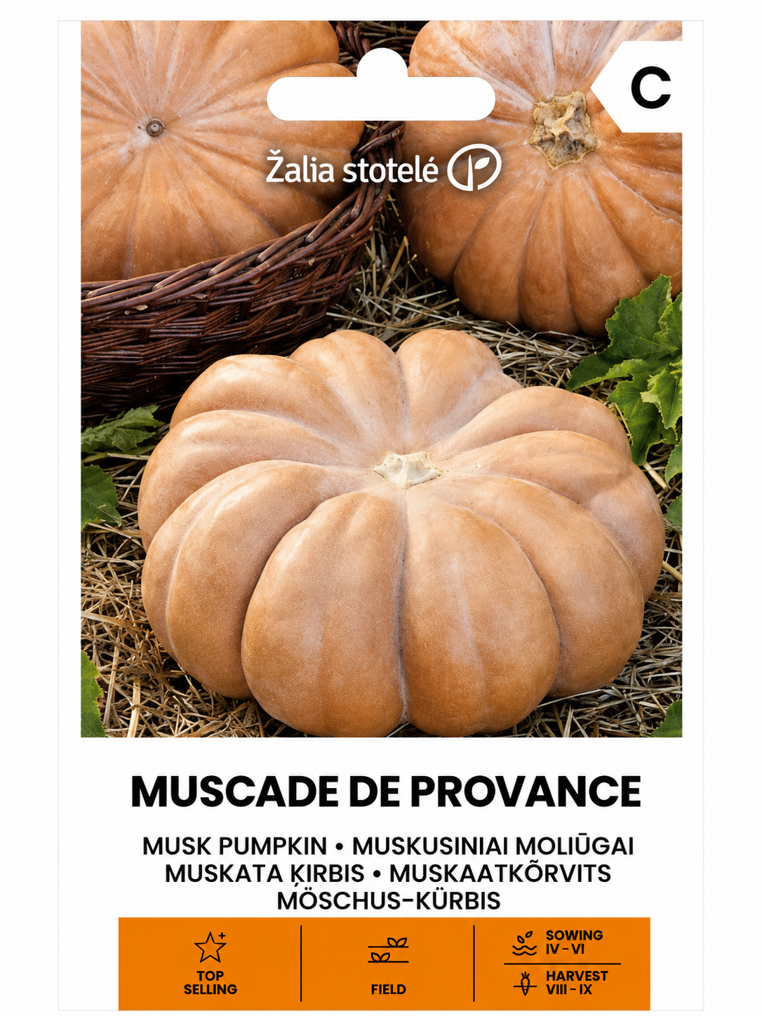 ĶIRBJU SĒKLAS MUSCADE DE PROVANCE, 2g