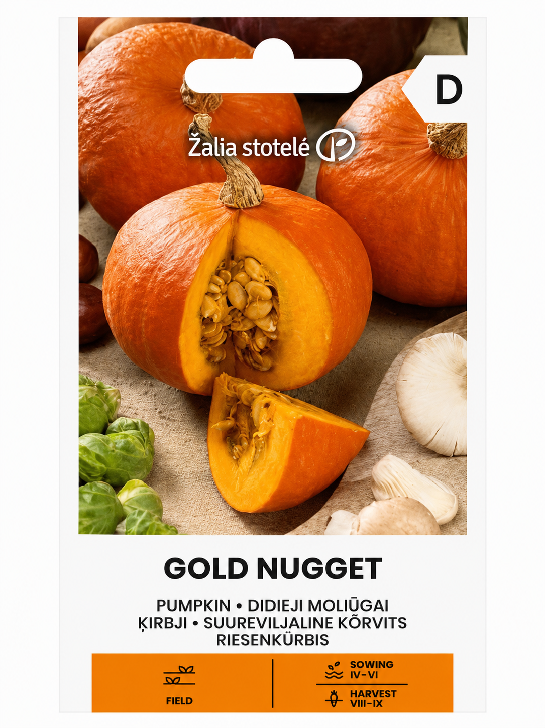 ĶIRBJU SĒKLAS GOLD NUGGET, 1g