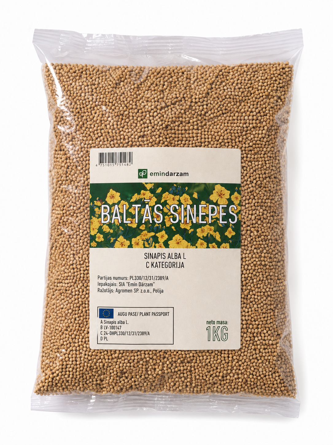 BALTĀS SINEPES, 1kg
