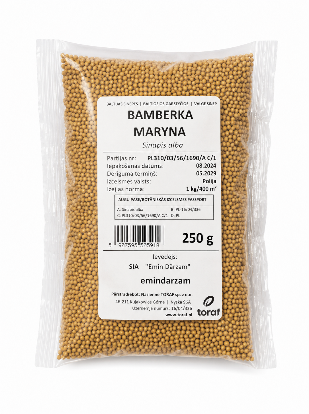 BALTĀS SINEPES, 250g