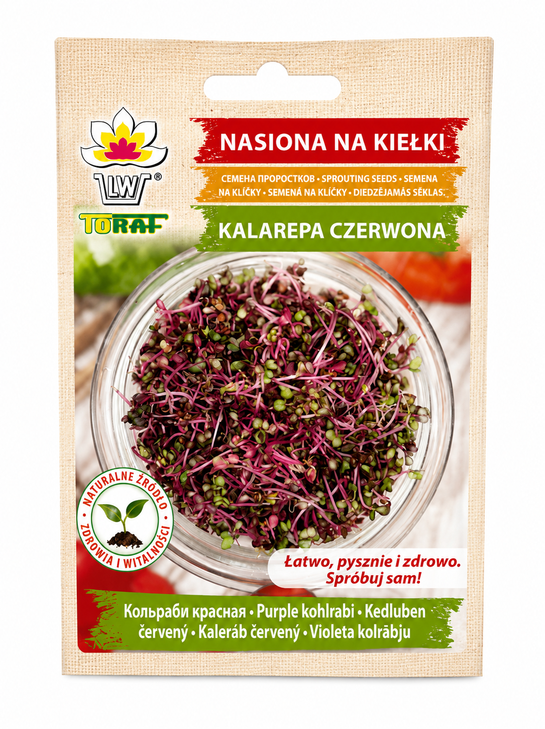 VIOLETO KOLRĀBJU SĒKLAS DIEDZĒŠANAI, 10g
