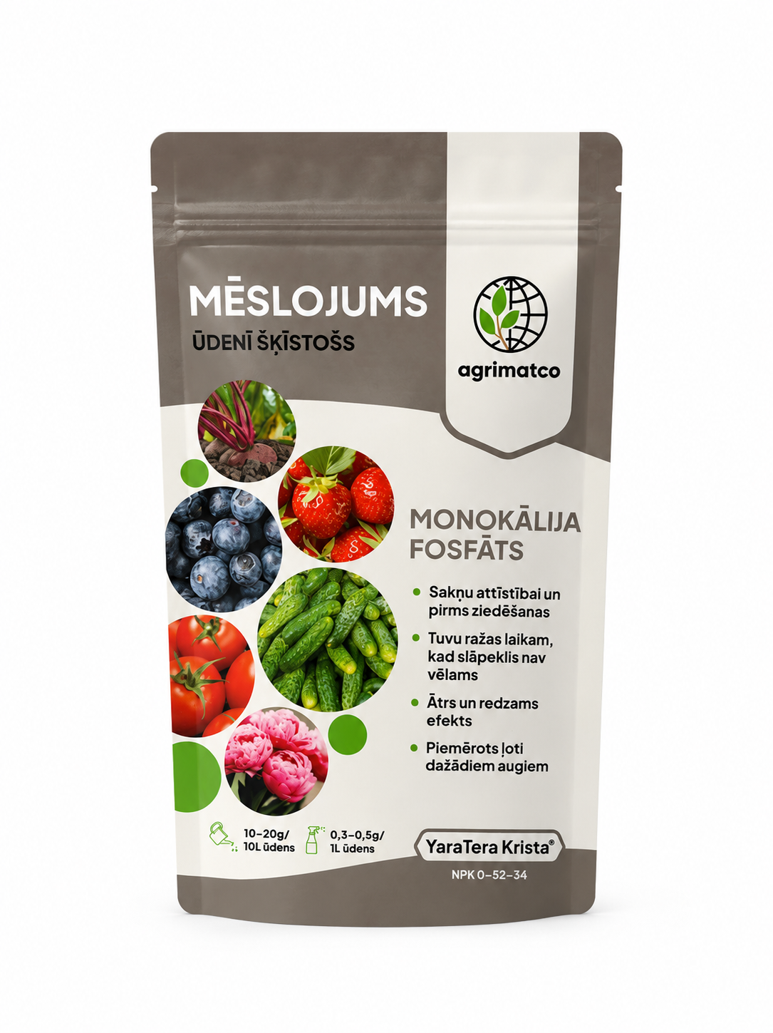 MONOPOTASSIUM PHOSPHATE, 800g
