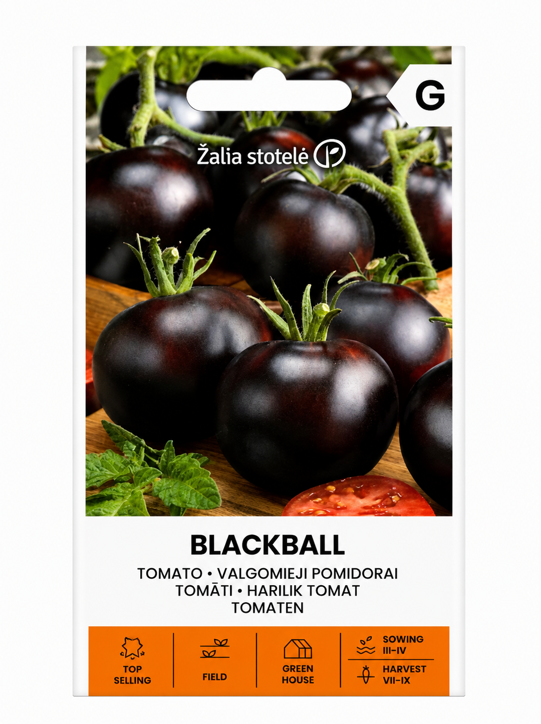TOMĀTU SĒKLAS BLACKBALL, 0,2g