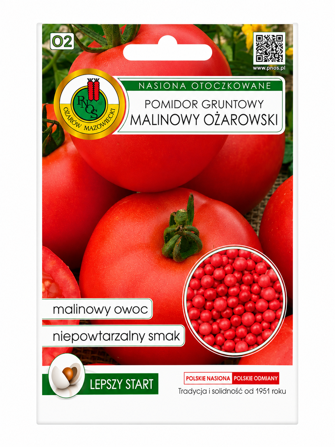 TOMĀTU SĒKLAS MALINOWY OZAROWSKI, 100s