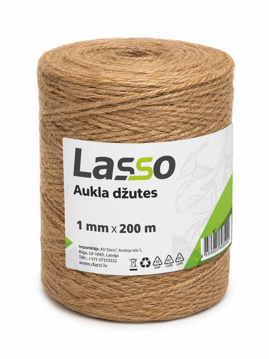 DŽUTAS AUKLA, 1mm x 200m