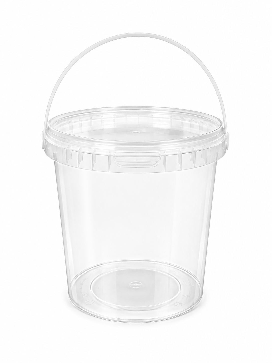 PLASTIC BUCKET WITH LID, 2000ml