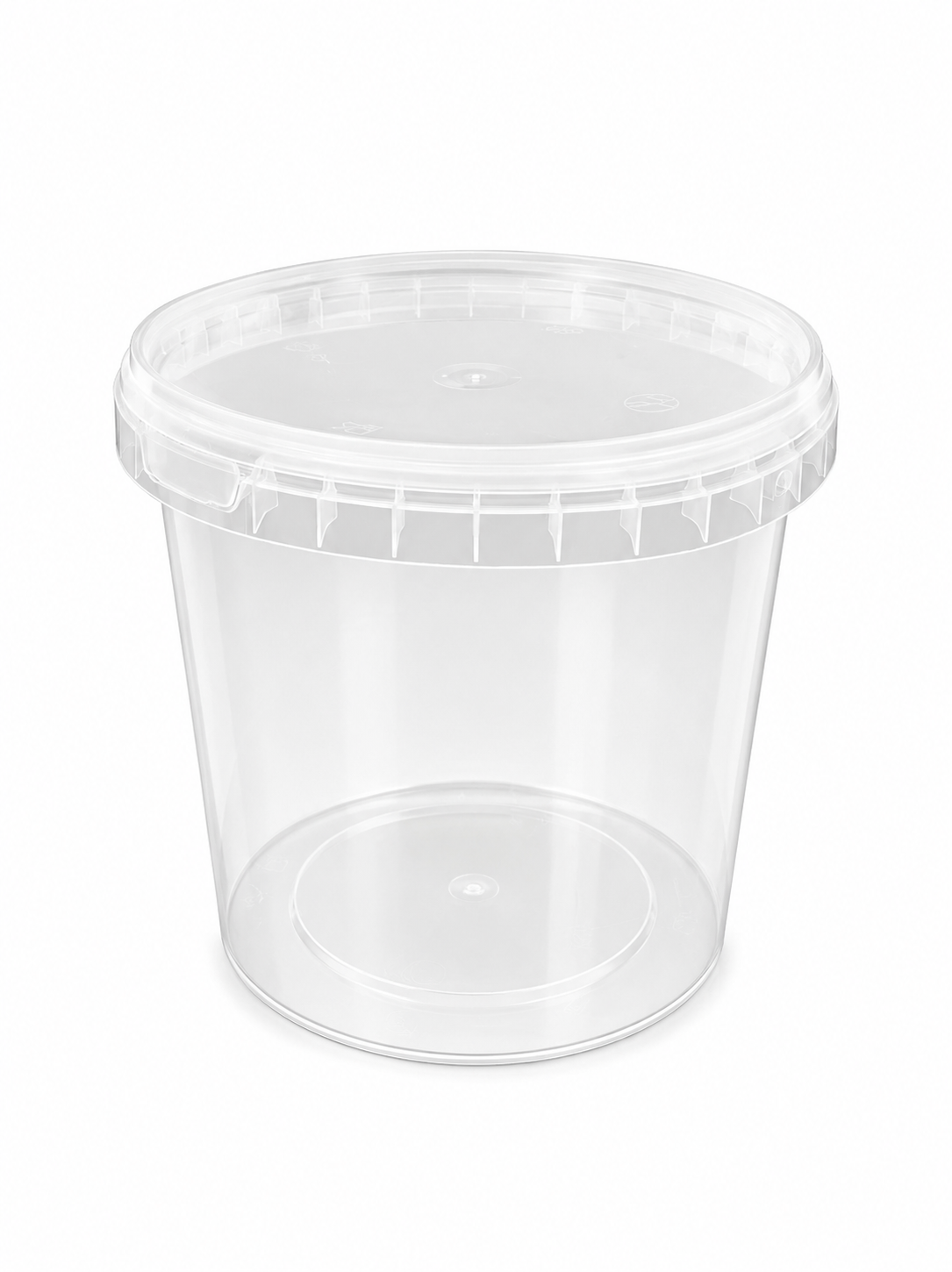 BUCKET WITH LID (without handle), 1000ml